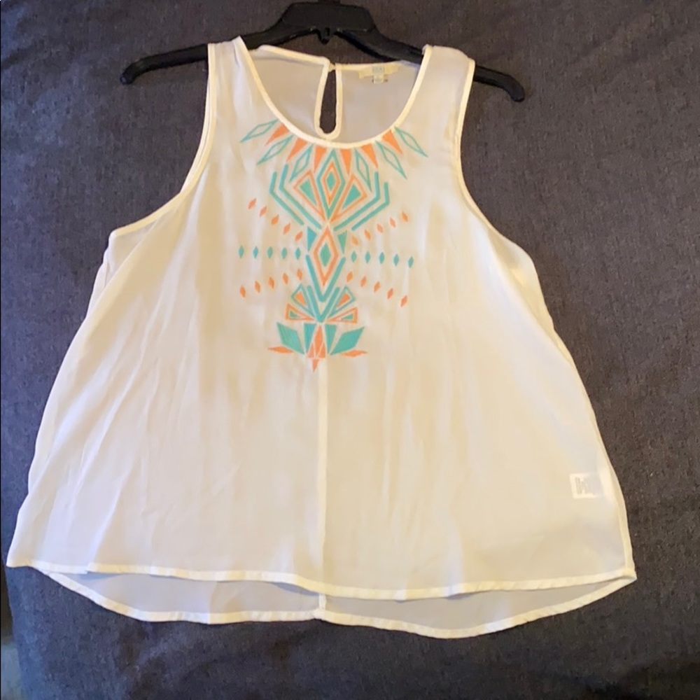 Embroidered tank *brand new*